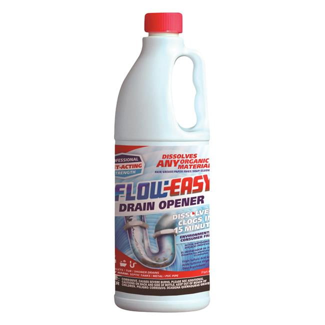 B & K 32 oz Floweasy Liquid Drain Opener, Pack of 6