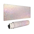 thumbnail image 2 of Disketp Gaming Mouse Pad Glitter Light Pearl Pattern Large Mouse Mat Long Extended Desk Pad Non-Slip Rubber Mice Pads Stitched Edges Thin Pad (11.8x31.5 Inch), 2 of 9
