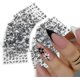 thumbnail image 1 of Flower Nail Art Stickers Decals 3D Self-Adhesive Black Flower Nail Decal Ice Crystal Flower Daisy Bow Tie Heart Nail Designs Nail Art Supplies Manicur, 1 of 4