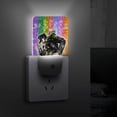 thumbnail image 4 of JoJo's Bizarre Adventure / La Bizarra Aventura de JoJo Luz nocturna LED con sensor de anochecer a amanecer para dormitorio, baño, pasillo, escaleras - Lámpara LED nocturna de enchufe, 0.5W - 1 pieza, 4 of 6