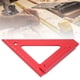 thumbnail image 5 of Regla triangular para carpintería, regla triangular para carpintería, regla roja para carpintería, regla triangular, construcción robusta, 5 of 9