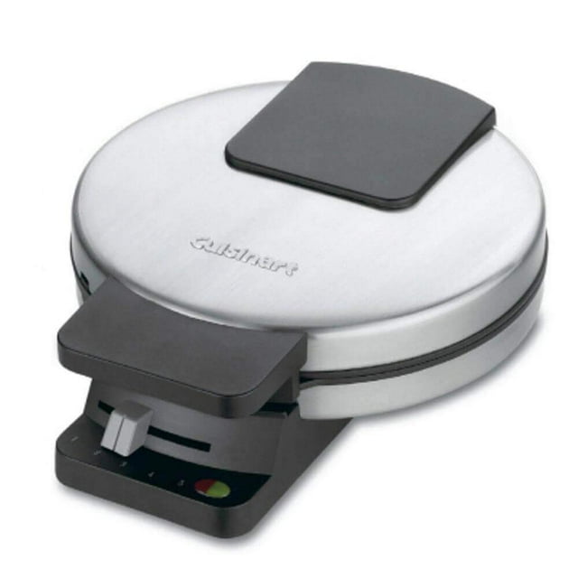 Máquina para hacer gofres Cuisinart Round Classic WMR-CANAS de acero inoxidable