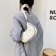 thumbnail image 4 of Nuevo bolso bandolera de moda con pliegues de un solo hombro, 4 of 6