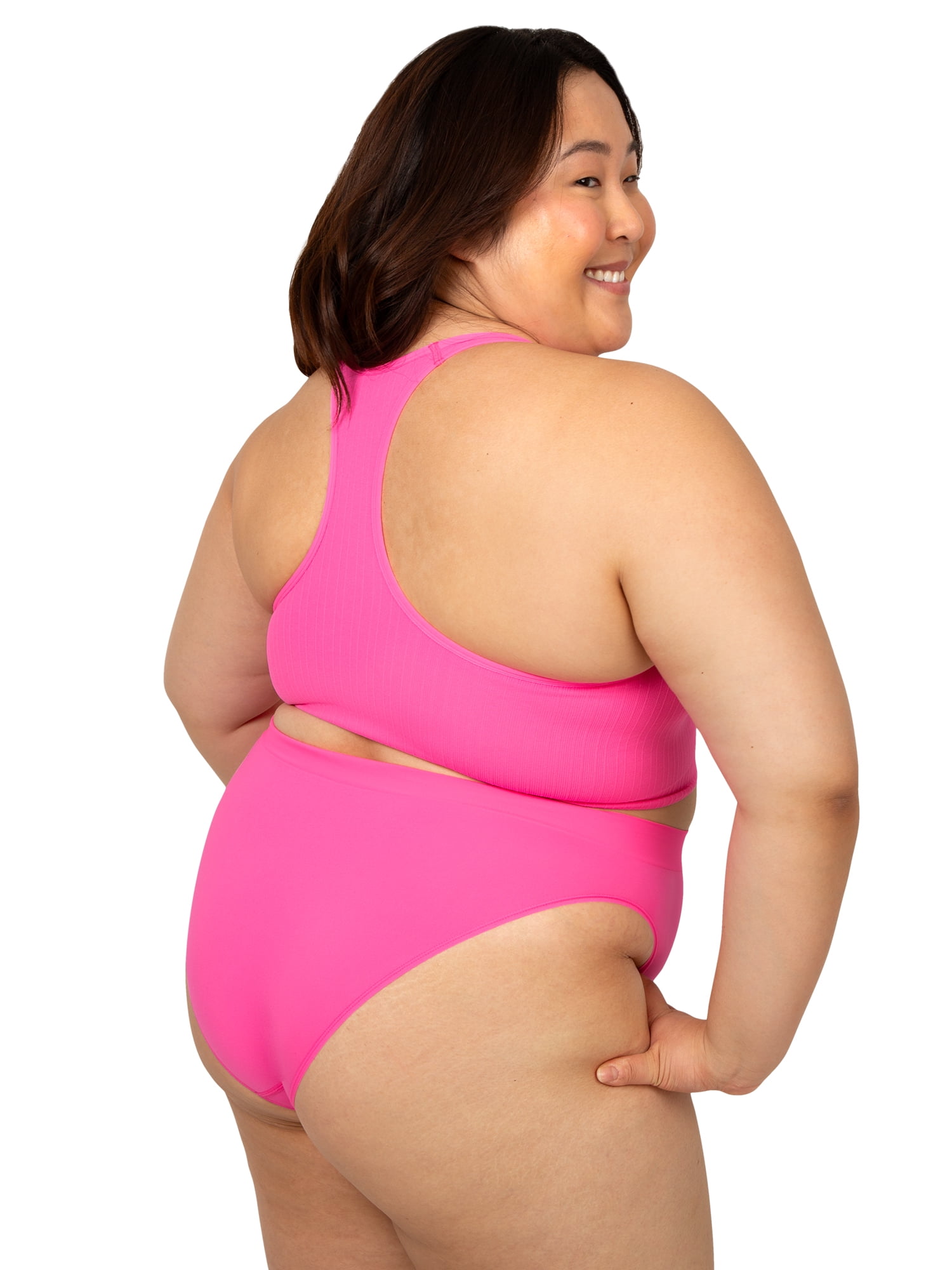 Fresh by Fruit of the Loom Riding High Seamless Bikini 2-Pack, Style FR132W, Sizes XS to 3XL