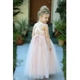 thumbnail image 4 of Ekidsbridal Girl Pageant Flower Girl Dress - Sequin Crossed Straps A-Line Tulle 173-A (Size: 4-12), 4 of 5