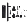 thumbnail image 1 of Sliding Barn Door Handle Pull & Flush Handle Set Closet Gate Barn Door Hardware, 1 of 8