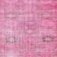 thumbnail image 1 of Ahgly Company Indoor Square Contemporary Neon Hot Pink Persian Area Rugs, 5' Square, 1 of 6