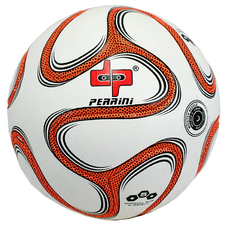 High Quality Pro Perrini Indoor Outdoor Sports Brazuca Orange Soccer Ball Size