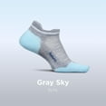 thumbnail image 3 of Feetures Elite Max Cushion No Show Tab Ankle Socks - Sport Sock with Targeted Compression - Gray Sky, S (1 Pair), 3 of 7