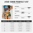 thumbnail image 2 of Yiaed Castle Red Green Sky Dragon Print Women's Athletic Shorts Running Shorts Sporty Short High Waisted Elastic Workout Shorts for Yoga Gym Running & Sports -XX-Large, 2 of 7
