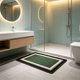 thumbnail image 5 of Alfombra de baño absorbente antideslizante con patrón decorativo, lavable a máquina, de 60x40 cm para baño, dormitorio, entrada., 5 of 6