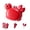 Red*1pcs, variant on Crab Multifunctional Bottle Opener,4-in-1 Magnetic Refrigerator Magnet with Scissors,Box Cutter,Bottle Opener,Crab Shape Kitchen Gadget for Fridge Decor,Portable Household Multi Tool