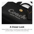 thumbnail image 4 of Bolso de mano Coach Cargo 20 Bubble Leather B4/Black, 4 of 5