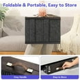 thumbnail image 5 of 2025 Upgraded Dog Ramp for Couch, Foldable Small Dog Ramp for Low Bed, 4 Adjustable Height from 13'' to 21", Portable Stable Pet Step with Non-Slip Pad, Pet Ramps Use for Couch Stairs, Black, 5 of 7