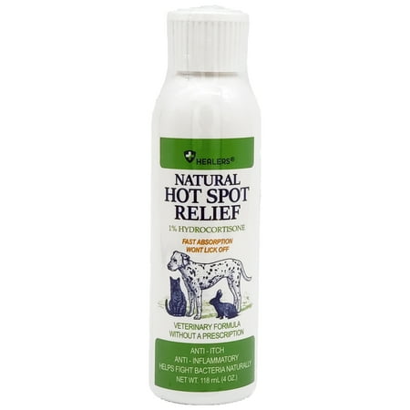 Healers Petcare Hot Spot Relief for Pets with Hydrocortisone