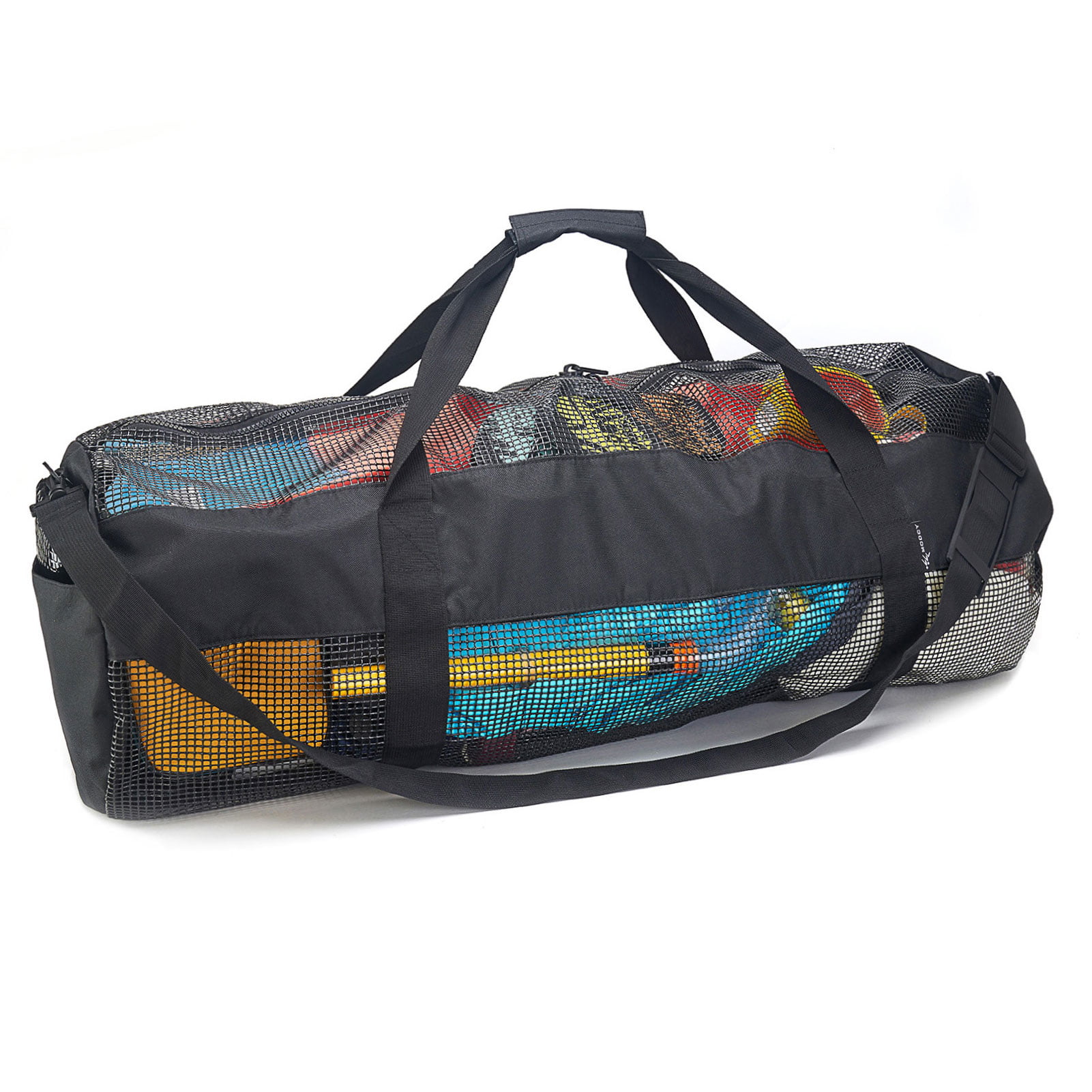 18x27 Mesh Gear Bag Diving Backpack Drawstring Net Bag for Snorkel Equipment,Gym,Beach Laundry Sports Balls 