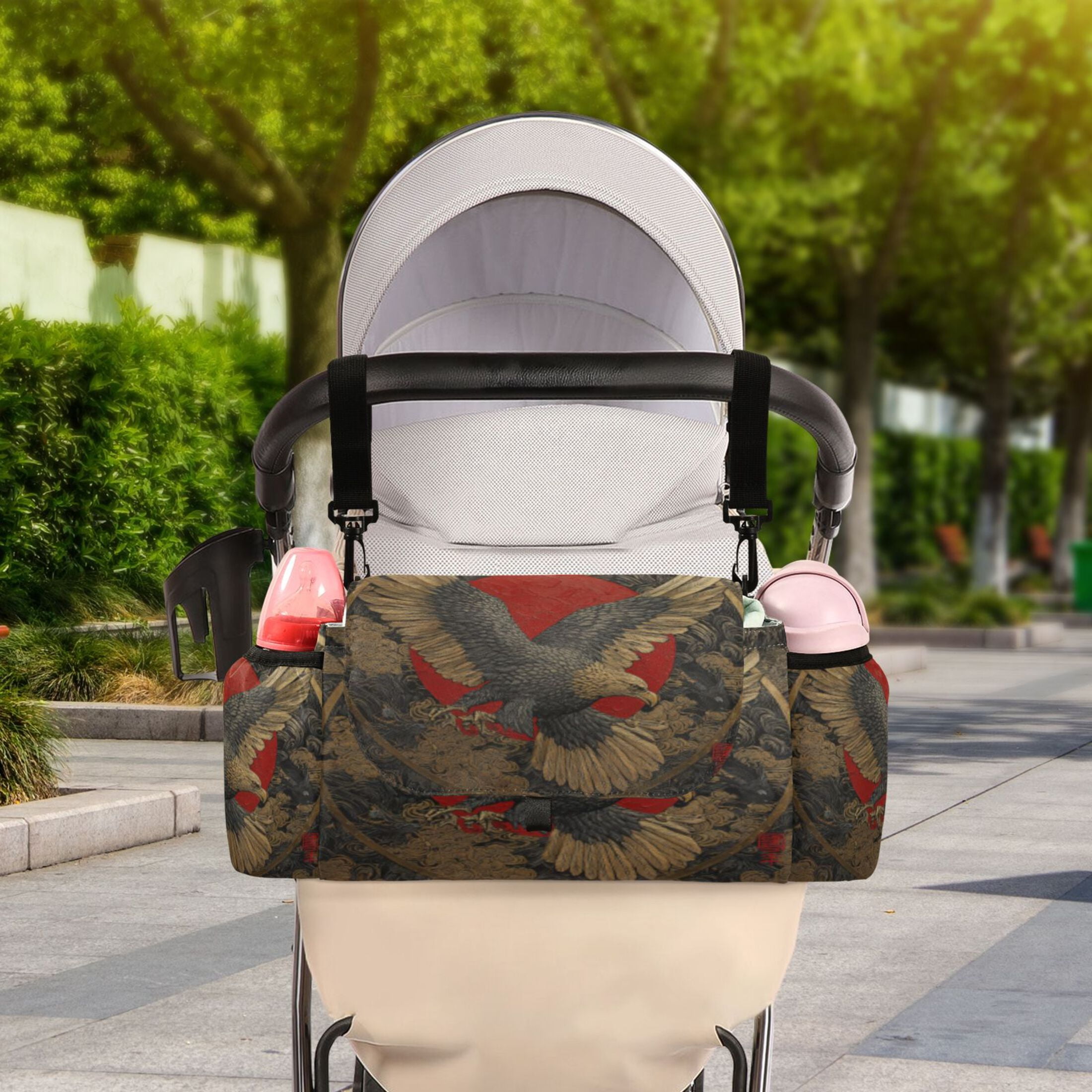 DIXRUYEE Stroller Organizer Smarty Sheep Printed
