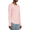 thumbnail image 4 of Time and Tru Women's Long Sleeve Thermal T-Shirt, 4 of 6