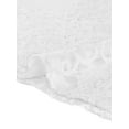 thumbnail image 5 of INSPIRE CHIC Blouse en Dentelle Florale Semi-Transparente à Manches Longues et Col Roulé pour Femmes Blanc TG, 5 of 5