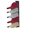 thumbnail image 3 of 2X Percha de Madera para Gorra de Béisbol, Decoración del Hogar, Organizador de Madera Que Ahorra Espacio con Estante de Exhibición, Negro, 3 of 3