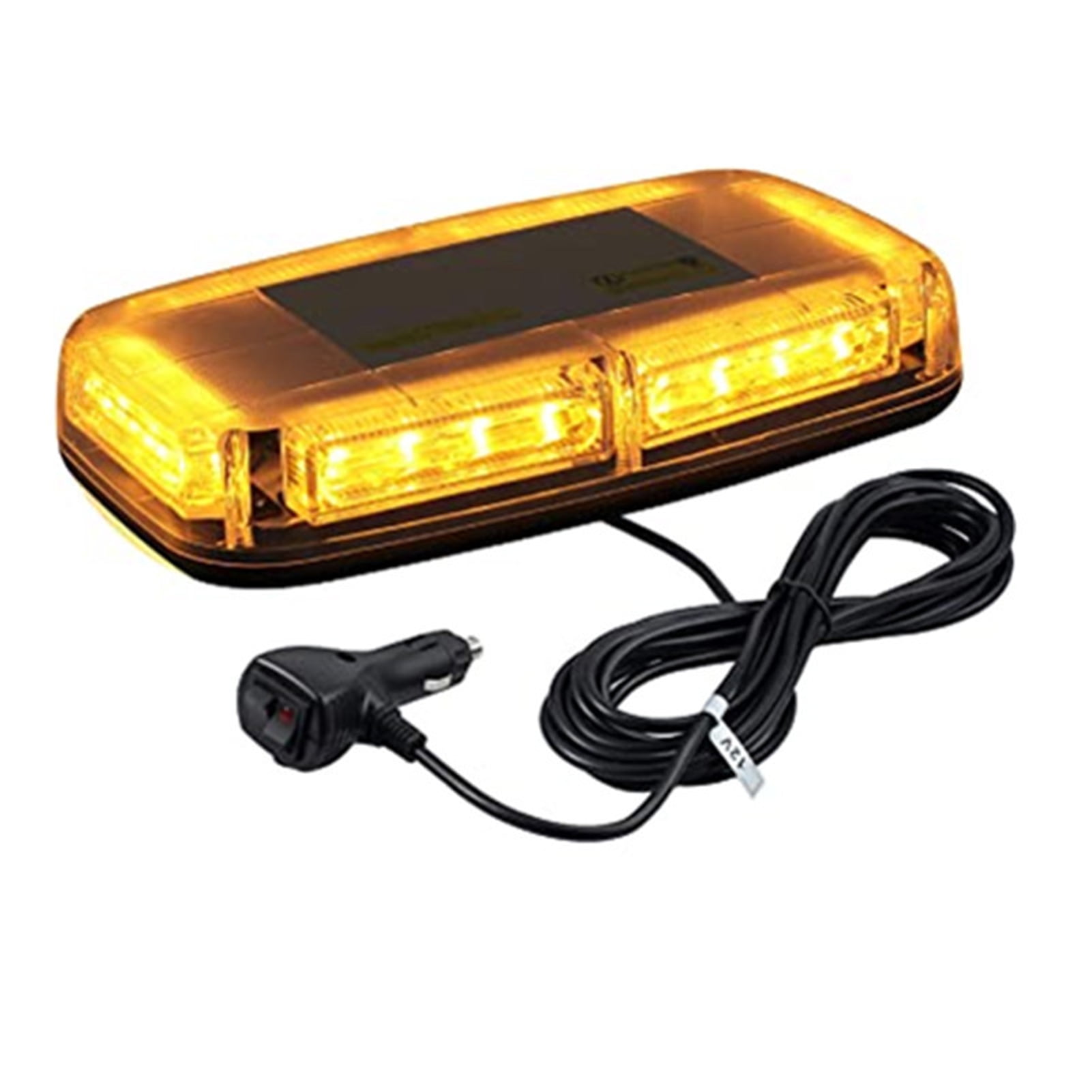 11" 24W 24 LED Emergency Beacon Strobe Lights Warning Mini Roof top Flash Amber 