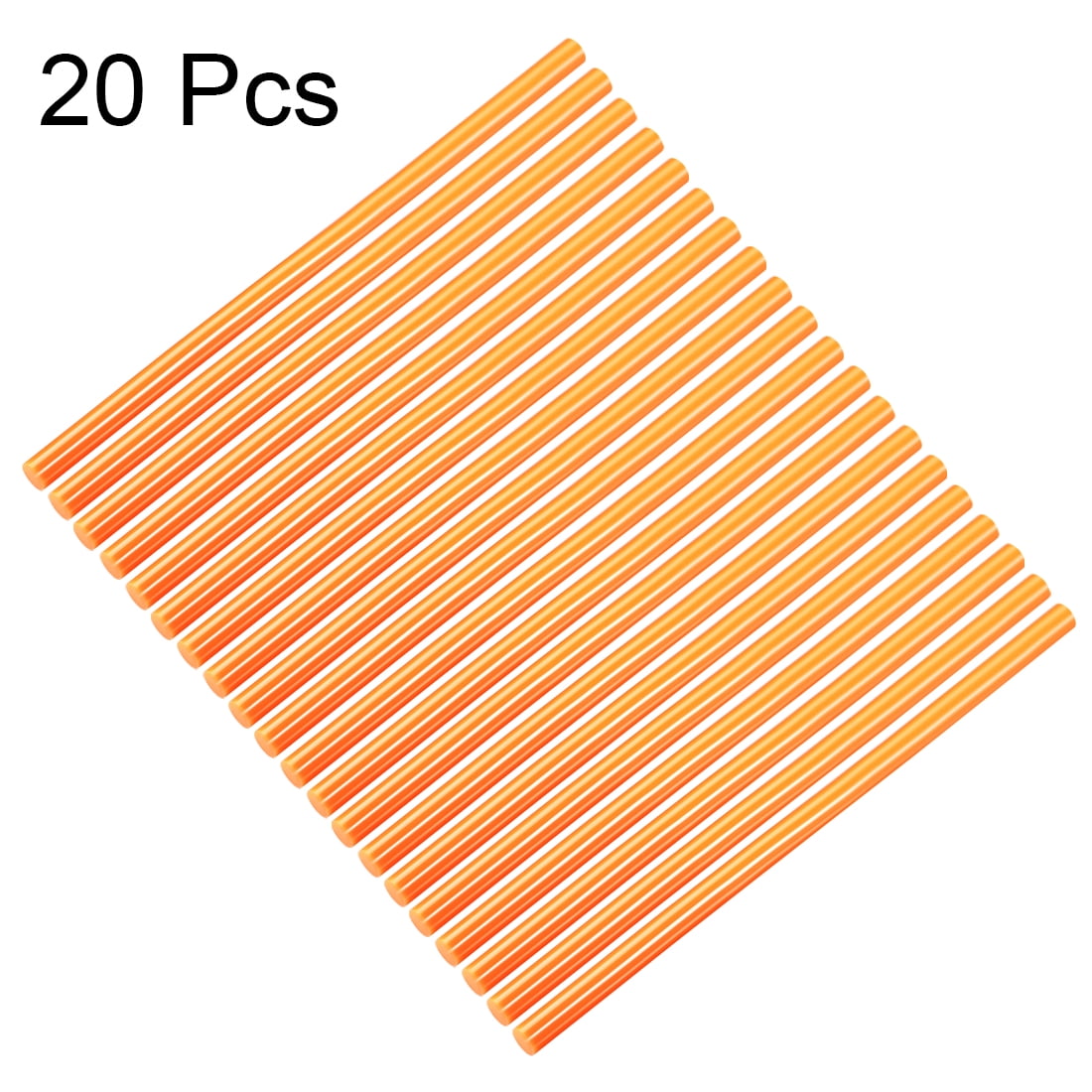 Hot Melt Glue Gun Sticks 250mm x11mm Use w Most Glue Gun Perfect for DIY Craft Projects and Sealing Orange 20pcs