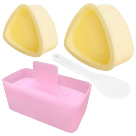 

3 Pack Onigiri Mold Triangle Rice Ball Mold Makers Musubi Press Mould Sushi Mould Making Kit for Kids Lunch Bento DIY Tool