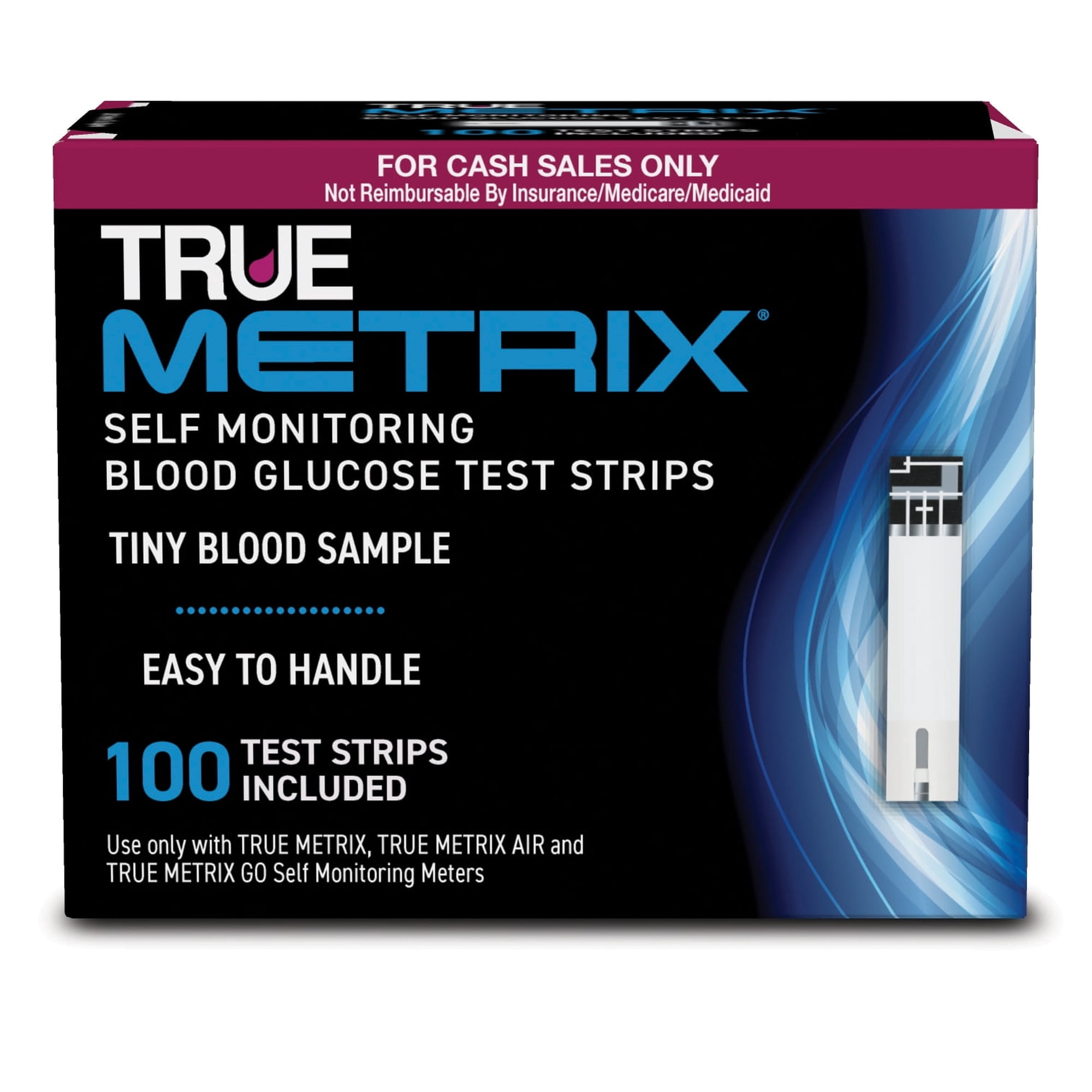 TRUE METRIX® Blood Glucose Test Strips 100 Count Box