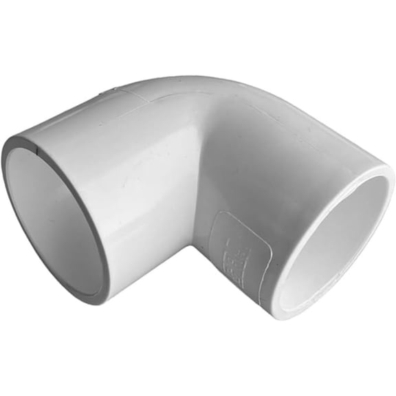 ERA PVC 90 Degree Elbow, 1-1/2 Inch (5 Pack), Schedule 40, Slip x Slip, for Plumbing and Irrigation Systems