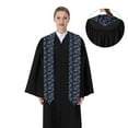 thumbnail image 4 of Haiem Hand Drawn Rockets Pattern Graduation Stole 2024 | Premium Satin Sash for Graduation Ceremony, 4 of 7