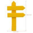 thumbnail image 2 of HONMEET 25Pcs Small Fence Border Mini Fence Model Wooden Scene Decoration Assorted Color, 2 of 6
