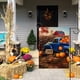 thumbnail image 3 of Bandera decorativa de jardín con diseño floral otoñal, hojas que caen, el otoño llama, girasoles, decoración exterior para el hogar, arpillera de temporada, decoración pequeña para exteriores, doble, 3 of 3