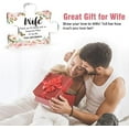 thumbnail image 6 of Christmas Gifts for Wife - Engraved Acrylic Block Puzzle Plaque Decorations 3.9 x 3.3 inch - Delicate Wife Birthday Gifts from Husband - Anniversary Mothers Day Birthday Gifts for Wife, Ideas, 6 of 7