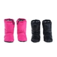 thumbnail image 1 of 2 Par Botas Cortas Calcetines Térmicos De Invierno Calcetines Transpirable Para Esquí ejercicio Negro XL + Rosa Cola Zapatillas blancas suaves, 1 of 8