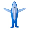 thumbnail image 1 of Los accesorios inflables del traje del tiburón azul de los adultos explotan la fantasía inflable, 1 of 8