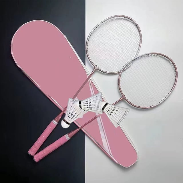 Juego de raquetas de Bádminton ANGGREK raquetas Ligeras Con volantes Para Adultos Y adolescentes