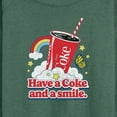 thumbnail image 3 of Coca-Cola - Have A Coke And A Smile  - Women's Lightweight French Terry Long Sleeve Shirt, 3 of 5