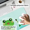 thumbnail image 4 of Kawaii Frog Mouse Pad XL, Frog Extended Large Gaming Mouse Pad for Desk, Green Anime Mouse Pad Cartoon, Cute Frog Mousepad, Long Big Mouse Mat, Frog Gifts Decor Stuff Accessories, 31.5 X 11.8 Inch, 4 of 5