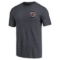 thumbnail image 2 of Men's Navy South Carolina Gamecocks Left Chest Distressed Logo Tri-Blend T-Shirt, 2 of 4
