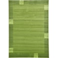 thumbnail image 1 of Unique Loom Del Mar Collection Contemporary Transitional Area Rug, 7' x 10', Green/Beige, 1 of 1