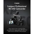 thumbnail image 2 of Canon XA60 Professional UHD 4K Camcorder with LCD Touchscreen and 20x Optical Zoom Lens (Black), 2 of 5