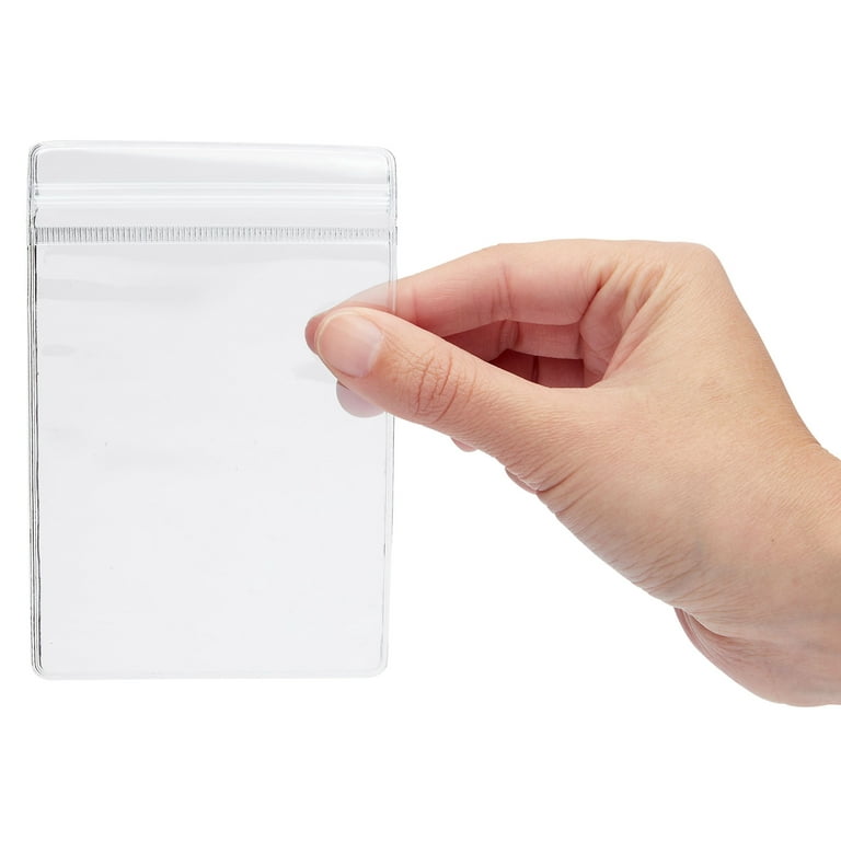 Clear Plastic Mini Ziplock Jewelry Bags Small Crystal Packing