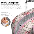 thumbnail image 5 of Lunch Bag Lunch Box for Women Reusable Insulated Lunch Cooler Bags,Large Capacity for Work Travel Picnic,Water-Resistant Pioneer Colorful Floral Lunch Tote Bag Gifts for Woman Mom Pink, 5 of 6