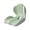 Green, variant on Ergonomic Seat Cushion Ergonomic Memory Foam Seat Cushion, L-Shaped Office Chair Cushion & Car Seat Cushion for Long Sitting, Lower Back Support Pillow for Office, Home, Driving (Black)