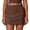 1-Coffee, variant on Arlun Womens Mini Tennis Skirts High Waisted Solid Color Golf Skorts Summer Casual Stretchy Soft Comfy Athletic Short Skirts for Workout Running Leisure Wear 2-Orange XL