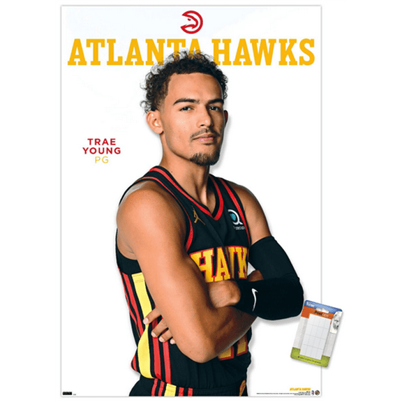 NBA Atlanta Hawks - Trae Young Feature Series 23 Wall Poster, 22.375" x 34"