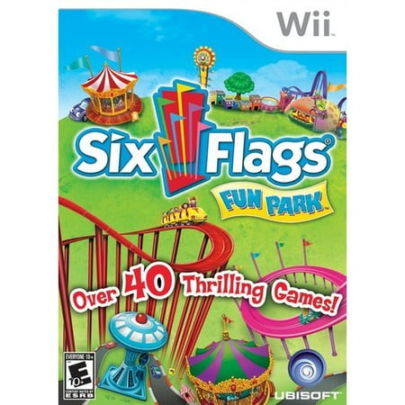 Six Flags Fun Park (Wii) (Best Wii Games For Kids 10 And Up)