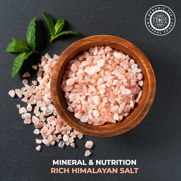 Pride Of India - Himalayan Pink Salt Crystals w/ 84+ Natural