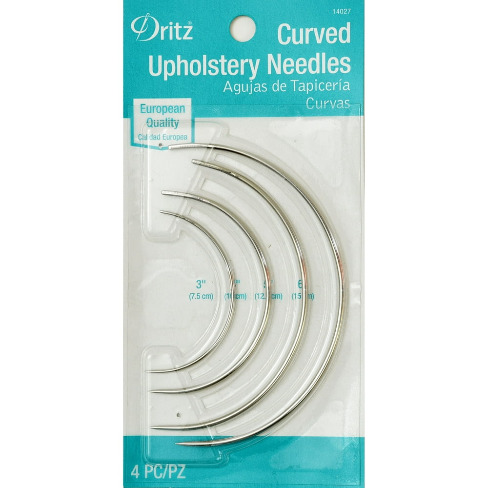 Dritz Curved Upholstery Needles, 4 Piece