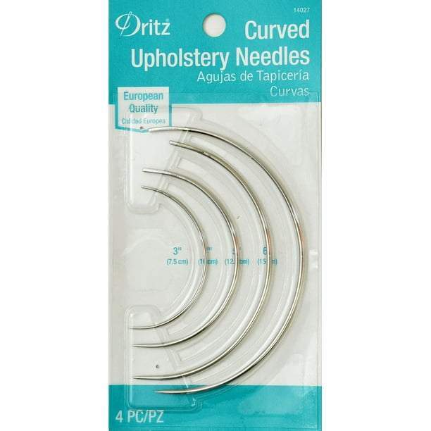 Dritz Curved Upholstery Needles, 4 Piece